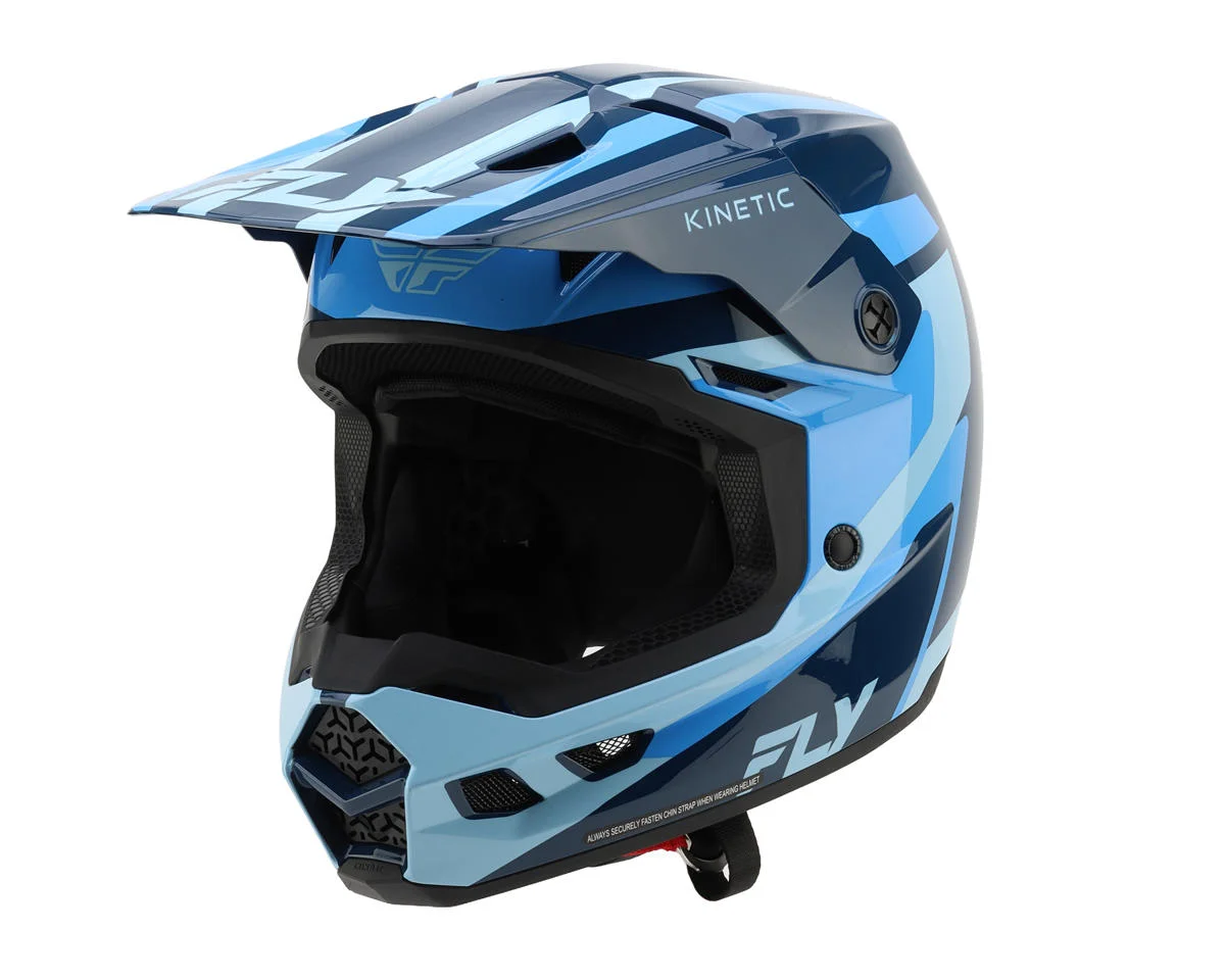 Fly Racing Kinetic Sync Helmet (Navy/Blue) (XL)